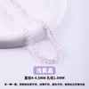 Tao Cristales Naturales Cuentas Sueltas Cuentas Facetadas 6mm Cuentas Facetadas Pulsera de Cristal con Cuentas DIY Pulsera de Ágata Accesorios con Cuentas