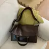 Bolsa Retrô Feminina Tote Bag Grande Capacidade Pode Ser Usada Transversalmente Outono 2025 Nova Bolsa Satchel Casual para Trabalho
