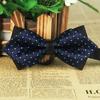 Novo em estoque gravata borboleta masculina multicolorida de poliéster para casamento casual de negócios Shengzhou fabricantes atacado de longo prazo