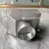 Cubo para Lluvia con Sifón de Acero Inoxidable Cubo de Drenaje de Acero Inoxidable Cubo con Fugas Cuadrado y Redondo Salida de Drenaje de Canalón de Techo