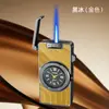 Encendedor Creativo de Reloj de Cuarzo, Encendedor Funcional Recargable de Llama Azul Directa, Encendedor de Cigarrillos, Encendedor a Prueba de Viento para Exteriores