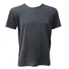 Camiseta de secado rápido en stock para correr al aire libre en maratón, camiseta promocional lisa de manga corta y cuello redondo, camiseta cultural con logo
