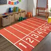 Estadio transfronterizo estilo deportivo americano tono verde manta para sala de estar dormitorio mesita de noche balcón alfombra de entretenimiento deportivo