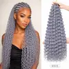 Extensiones de Crochet de Fibra Sintética Europea y Americana Deep Wave 22-30 Pulgadas Pelucas Transfronterizas