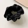 Goma de pelo tejida de otoño e invierno para mujer, para moño, estilo coreano, elegante cuerda para el pelo de coleta baja, nuevo accesorio para el pelo 2025