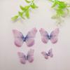 2-5cm Tul de Doble Capa Mariposa DIY Pasador de Pelo Disfraz Maquillaje de Ojos Material Joyería Accesorios Pegatina Facial Foto Selfie