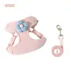 Coleira para Cães Pequenos Transfronteiriça Nunbell Colete Estilo Flor para Passeio de Cães Coleira para Cães Pequenos e Gatos