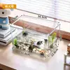 Aquário Altamente Transparente, Novo Aquário de Peixe Dourado de Tamanho Médio, Tanque Ecológico para Criação de Tartarugas em Mesa de Escritório Aquário
