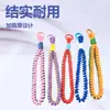 Llavero de Color Contrastante Europeo y Americano con Nudo Correa Personalizada para Teléfono Móvil Cuerda Corta para Tetera Correa de Transporte de Moda Universal para Estuche de Cámara