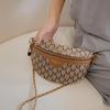 Bolso de Pecho de Celebridad de Internet Bolso Bandolera de Moda con Letras 2025 Nuevo Bolso Cruzado de Hombro para Damas Casual Combinable Pequeño Bolso de Cintura Trendy