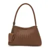 Textura de Alta Qualidade, Padrão Trançado de Luxo Leve Bolsa de Ombro, Nova Bolsa Baguete Feminina, Bolsa de Ombro Casual para o Dia a Dia
