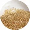 Super-Excelente Doméstico 1,5/ 2/3/4mm Vidro Preenchido com Prata Contas de Arroz Artesanal DIY Pulseira de Contas Colar Acessórios de Joias