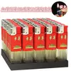 Encendedor Desechable de Fábrica - Llama Abierta Desechable a Prueba de Viento 50 piezas por caja Cantidad mínima de pedido Imprimir logotipo