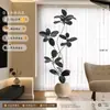 Planta Artificial Verde Black Diamond con un Toque de Lujo para Decoración de Sala de Estar, Planta de Interior Grande en Maceta, Árbol Falso, Planta Biomimética