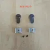 Accesorios para cerradura de puerta manija fija tamaño agujero de calabaza pieza de cerradura falsa cubierta de cerradura de aluminio estampado sólido cubierta decorativa de cilindro de cerradura dividida