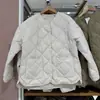 Otoño/Invierno 2026 Chaqueta Casual de Algodón de Aire para Mujer Abrigo Acolchado Cuello Redondo Holgado Abrigo de Algodón para Mujer 469864