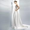 Vestido de Noche Transfronterizo para Mujer, Satén de Alta Gama, Corte Ajustado, Adecuado para Banquetes de Empresa, Vestidos de Cumpleaños, Vestidos de Cóctel de Verano