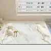 Alfombrilla de drenaje de mármol Mesa de cocina Secado de vajilla Posavasos Encimera Alfombrilla absorbente Alfombrilla de mesa sin lavado Limpiable y a prueba de aceite
