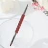 Caneta de Construção Dupla Face Cravejada de Diamantes, Pincel Chanfrado de Cabeça Plana para Cílios, Aparar Sobrancelhas, Pintura de Sobrancelhas, Caneta de Desenho Pintada Portátil, Ponto de Diamante