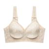 Ropa interior para mujer con senos grandes, Push-up Nuevo estilo 2025, Reductor de busto, Anticaída, Soporte suave, Sujetador Flor Nacional, Transfronterizo