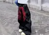 Jeans para Hombre con Bordado de Dragón Rojo de Industria Pesada Americana, Diseño de Nicho, Holgados, Pierna Ancha, Subcultura, Pantalones Rectos