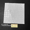 Combinación de Silicona Anticolisión Hemisférico Anticolisión Amortiguador de Impactos Almohadilla de Goma Blanda Almohadilla de Silicona Transparente Almohadilla de Amortiguación para Pies Autoadhesivo Anticolisión
