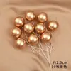 Decorações de Bolo de Aniversário da Moda para Avós: Pêssego da Longevidade, Leque Dobrável, Bambu e Velas de Aniversário para Idosos