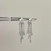 Nuevos Pendientes de Borla con Circonita de Moda Ins para Mujer, Pendientes de Estrella Simples y de Alta Gama, Lujo Accesible en Moda, Pendientes de Estilo Genial