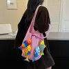 Bolsa tejida de gran capacidad para mujer, nuevo diseño de moda 2026, estilo nicho, bolso de hombro versátil, casual y ligero, perfecto para llevar bajo el brazo