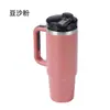 Taza de Coche Transfronteriza de 30 oz con Asa, Taza Aislada de Acero Inoxidable 304, Taza con Pajilla de Vacío de Doble Capa, Taza Aislada Personalizable