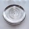 Tampa Plana de Aço Inoxidável Espessada para Uso Doméstico, Tampa Redonda para Fritar, Tampa de Frigideira de Cozinha, Adequada para Frigideiras e Panelas Grandes de 30-40cm