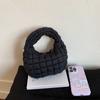 Bolso de Nube Transfronterizo 2025 Nuevo Bolso para Teléfono Móvil Waffle de Moda Plegado Bolso de Hombro Cruzado Bolso de Mano para Hombro para Mujeres