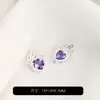 Cuentas Espaciadoras Corazón Corona de Circonia Chapadas en Oro de 14K que Conservan el Color Pulsera de Cristal Hecha a Mano DIY Caja Mágica de Cuentas Accesorios de Joyería