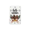 Paño de cocina navideño transfronterizo europeo y americano gofrado navideño de cocina absorbente paño de té multifuncional paño de limpieza para lavar platos