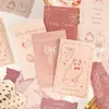 Paquete de Materiales Yuxian: Miau y Dulce Momento, Papel Especial Ligero Retro, Material para Journaling DIY, Notas Adhesivas Decorativas para Estudiantes