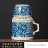 Horno Ru Wanhua Dorado Latas de Té Hogar Gama Alta Selladas a Prueba de Humedad Latas de Almacenamiento Cerámica Portátil Boutique Tiendas de Té