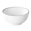 Configuração de Mesa Xiangyuanmei Hotel Restaurante Conjunto de Quatro Peças Restaurante de Hot Pot Pratos e Copos Conjunto Hotel Comercial Tigela Pequena Louça de Melamina