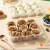 Charola Personalizada para Xiaolongbao, Charola para Siu Mai, Caja para Dumplings, Caja para Pasteles, Caja de Plástico, Caja para Llevar Carne de Ganso Asado