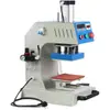 Máquina pneumática de prensa térmica de estação única 15*15CM máquina de transferência de calor para etiquetas de peito, etiquetas de gola, transferência de calor de LOGO e etiquetas de roupa íntima