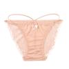 Suministro Transfronterizo de Ropa Interior Sexy de Moda Europea y Americana, Tirantes Finos de Encaje Semitransparente, Hueca Pura Deseo Lazo Ropa Interior Sin Costuras