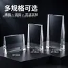 Medalha de cristal chanfrada do fabricante, ornamento de vidro transparente, troféu de premiação da empresa, placa de competição estudantil, gravação a laser