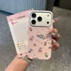 Funda de Flor Oso Pequeño para iPhone 18 Pro Max, Apple 17 Pro a Prueba de Golpes, 16 Plus Linda, 15 Suave
