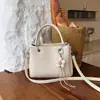Bolso de mano elegante estilo coreano para mujer, nuevo para principios de otoño de 2026, bolsa cuadrada pequeña de gran capacidad para el día a día, bolso de hombro y cruzado