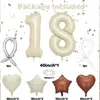 Traje de globo digital color verde oliva platino de 40 pulgadas transfronterizo decoración de fiesta de cumpleaños globo de película de aluminio venta al por mayor