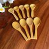Cuchara de Madera Cucharita Fabricante Venta al por Mayor Cuchara de Madera para Condimentar Cuchara para Azúcar Cuchara para Leche en Polvo para Bebé Cuchara de Vajilla de Haya