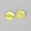 Nuevos Botones de Resina Auténtica con Ondas de Borde Ancho al por Mayor, Botones de Cuatro Agujeros para Suéteres y Cárdigans, Botones Decorativos Coloridos para Coser a Mano