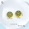 Accesorios Dorados de Arena para Colorear Fuertemente, Accesorios DIY para Atraer Riqueza y Fortuna, Accesorios para Pulsera y Collar con Agujero Pasante del Dios Estrella Tai Sui Lote