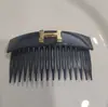Peine Invertido con Letra H de Moda Coreana para Mujer 2025 Nuevo Estilo Flequillo y Cabello Despeinado en la Parte Posterior de la Cabeza Peine Acabado para el Cabello Tocado