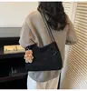Bolso tote de ante de gran capacidad, nuevo de otoño, para mujer, 2026, de moda, de alta gama, casual, para hombro o axila