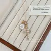 Collar Colgante de Estrella Cruzada Estilo Coreano de Moda Esmalte Gota de Aceite Diamante Brillante Simple Cadena de Clavícula Única de Nicho para Mujeres